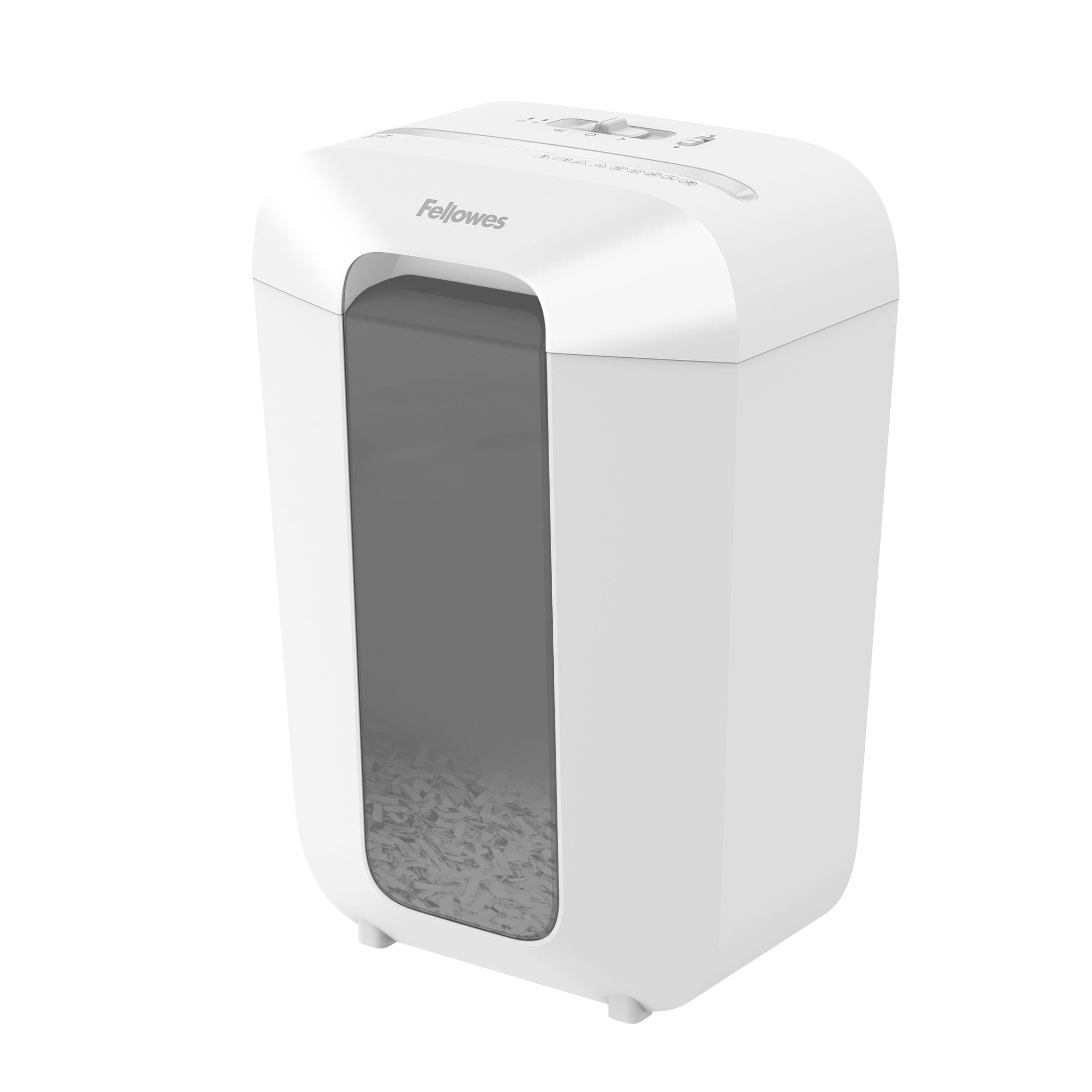 Fellowes Powershred® LX70 Cross-Cut Papiervernietiger (wit) - Gepatenteerde Safety Lock