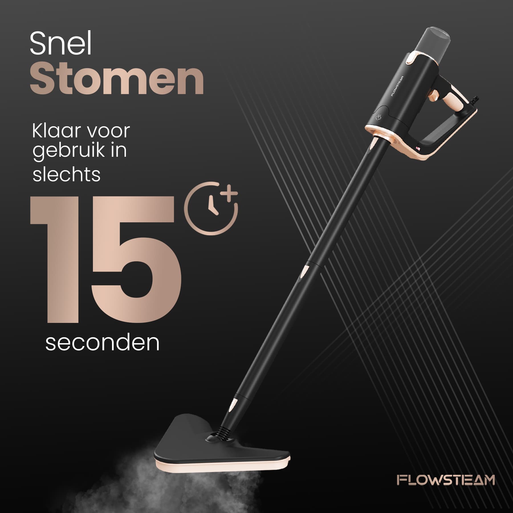 FLOWSTEAM® Luxe Stoomreiniger