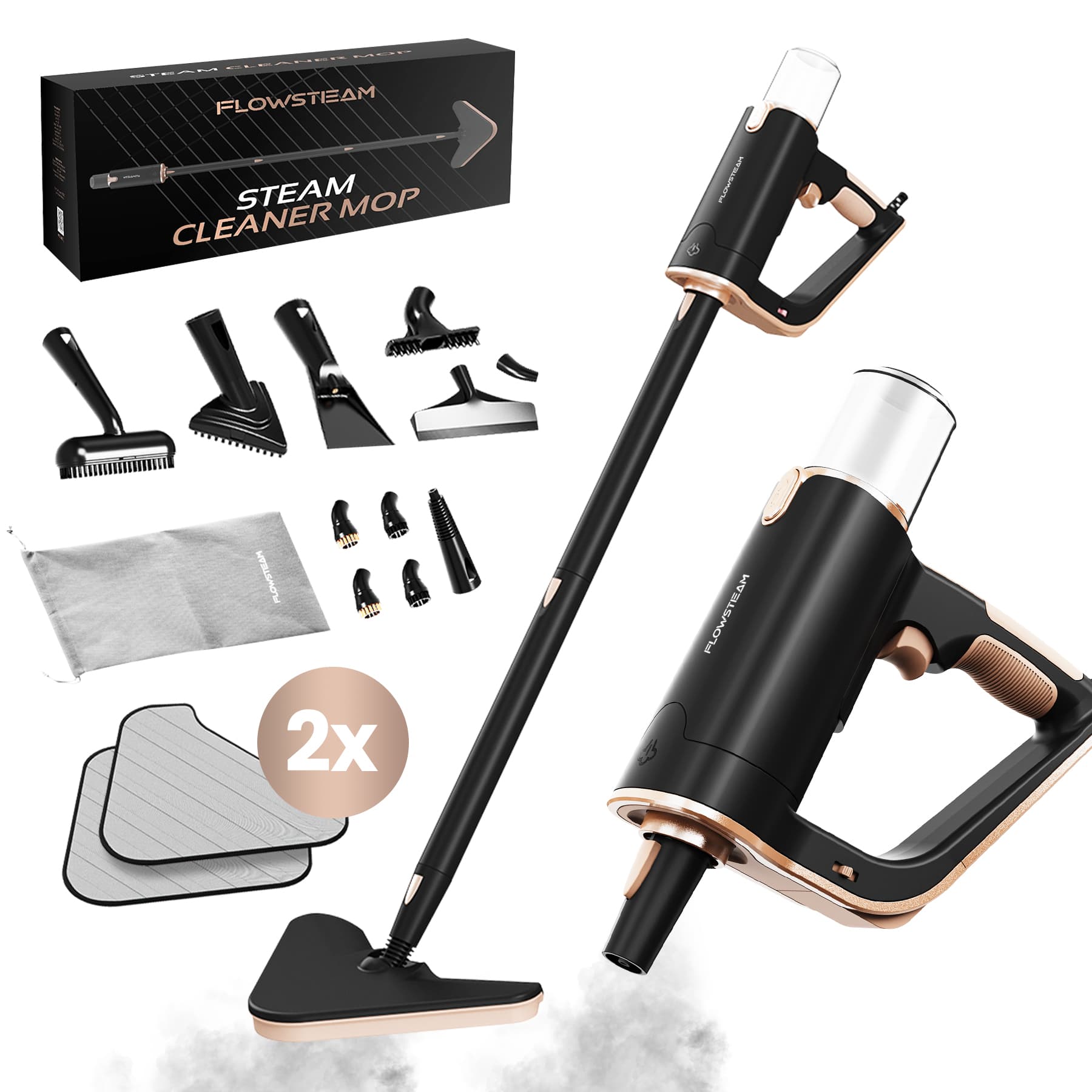 FLOWSTEAM® Luxe Stoomreiniger