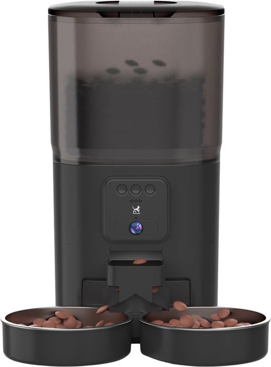Viervoeter Feed Pro Dual Automatische Voerbak 7L met HD Camera en Audio