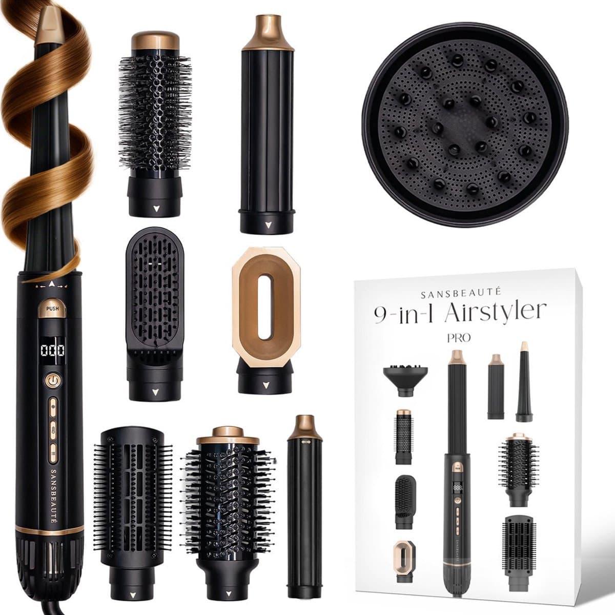 Sansbeauté 9 in 1 Airstyler